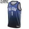 Camiseta Niños All-Star 2023 Team 1 Zion Williamson 1 Nike Azul Swingman